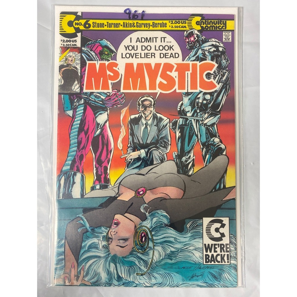 Ms Mystic #6 Continuity Comics 1993 Neal Adams Modern Age Superhero Comic Book
